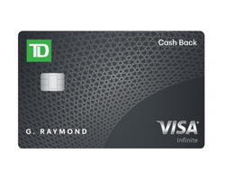 TD Cash Back Visa Infinite Card credit card